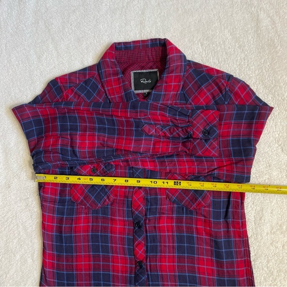 Rails Plaid Button Down Shirt S Minimalist Casual Western - Picture 8 of 8